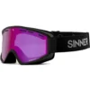Skibril Sinner Batawa OTG Matte Black Double Pink Sintrast Vent 2022 -Skimateriaal Winkel SIGO 178 10B H79 1
