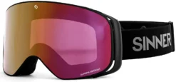 Skibril Sinner Olympia + Matte Black Double Pink Sintrast