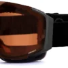 Skibril Sinner Emerald Matte Black Double Orange Vent -Skimateriaal Winkel SIGO 193 10 01