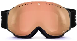 Skibril Sinner Emerald Matte Black Double Orange Vent -Skimateriaal Winkel SIGO 193 10 01 11
