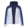 Ski Jas KJUS Women Momentum Jacket Deep Space-White -Skimateriaal Winkel Ski Jas KJUS Women Momentum Jacket Deep Space White