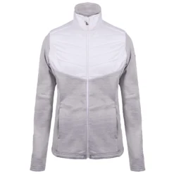 Ski Vest KJUS Girls Jacky Midlayer Jacket Alloy/White