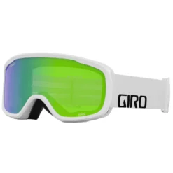 Skibril Giro Roam White Wordmark Loden Green