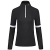 Skipully KJUS Women Race Midlayer Half-Zip Black/White -Skimateriaal Winkel Skipully KJUS Women Race Midlayer Half Zip Black White