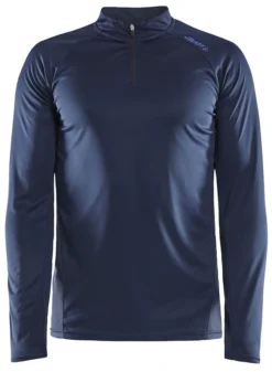 Skipully Craft Men Eaze LS Half Zip Tee Blaze