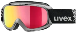 Skibril Uvex Junior Slider FM Anthracite / Mirror Red