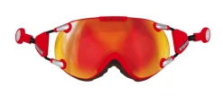 Skibril Casco FX70 Carbonic Red Orange (Medium)
