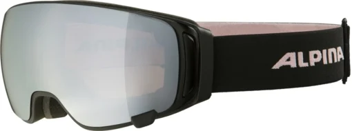 Skibril Alpina Double Jack Mag Q-Lite Black Rose Matt S1 + Mirror Black