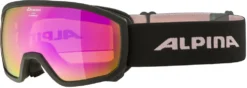 Skibril Alpina Kids Scarabeo Jr Q-Lite Black Rose Matt Rose